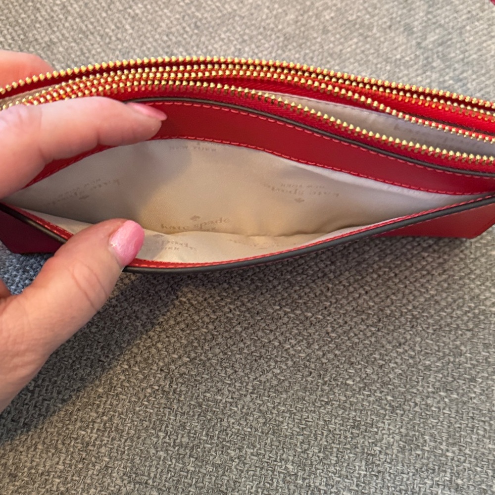 Kate Spade Vibrant Red Wristlet Clutch - Picture 4 of 11